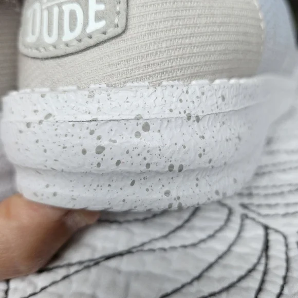 NWT Hey Dude Wendy Sport Mesh Light Gray 7 Wide slip-ons sneakers - Picture 11 of 15